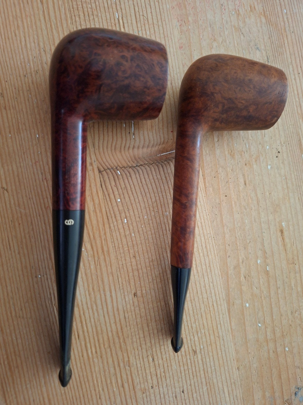 Set van 2 Georg Jensen Denmark Pipes - Zo goed als nieuw, Ophalen of Verzenden, Zo goed als nieuw, (Water)pijp