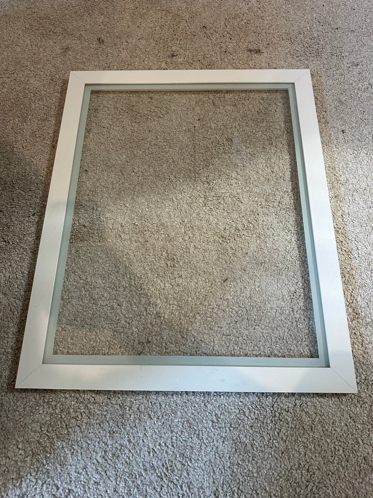 IKEA KOMPLEMENT Glasplaat 50x58 cm, Ophalen, Overige typen, Met glas, Wit