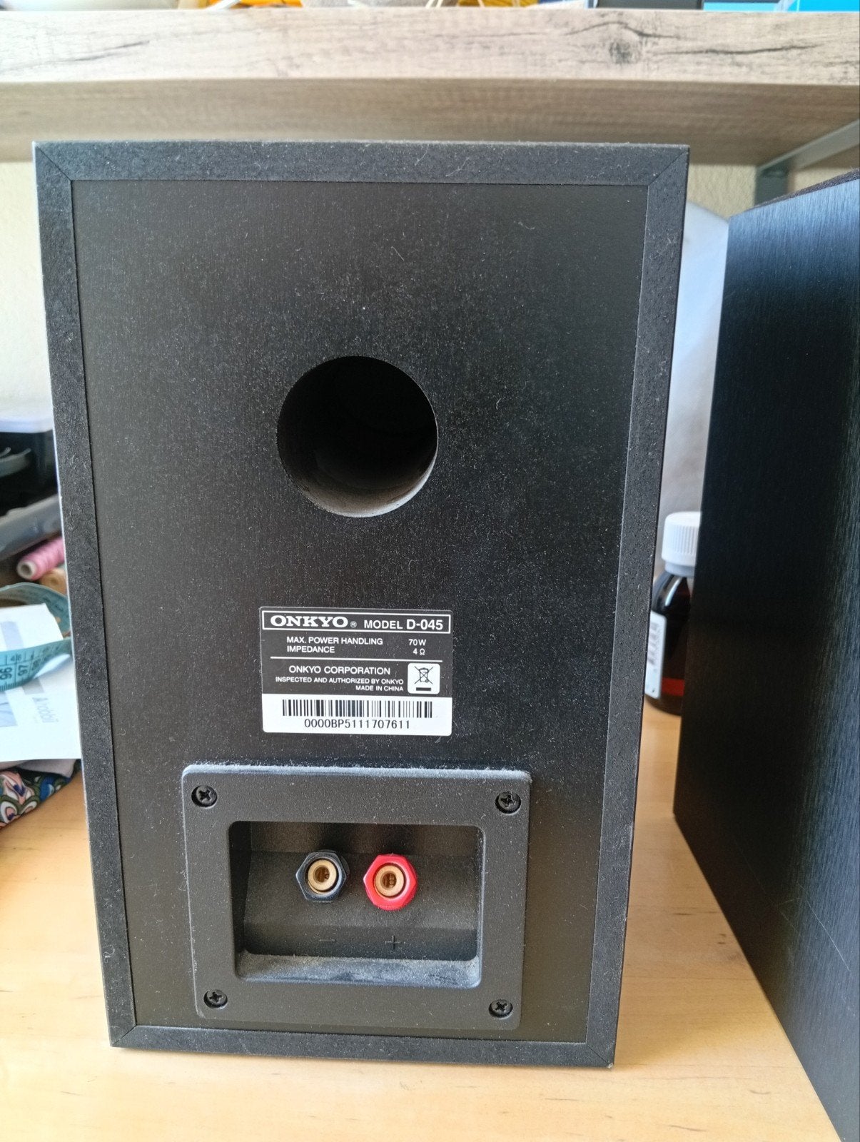 Onkyo luidsprekers, model D45. max. powerhsndle 70 w., Ophalen, 60 tot 120 watt, Overige merken
