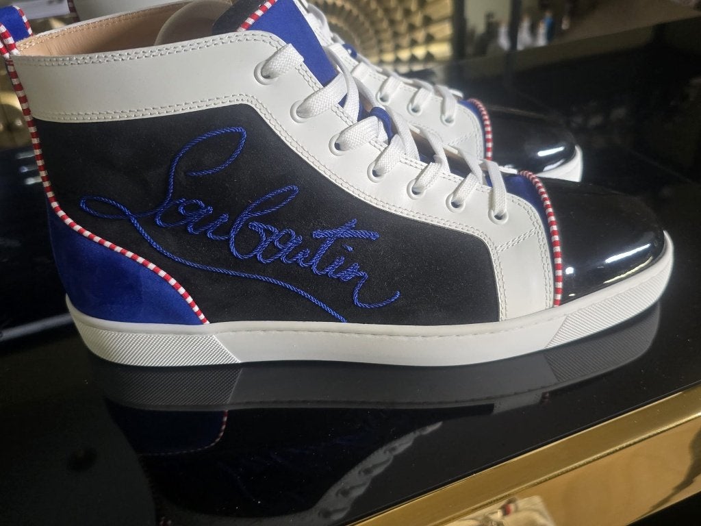 Christian Louboutin sneakers 100% origneel en nieuw 44,5, Kleding | Heren, Schoenen, Christian Louboutin, Zwart, Nieuw, Ophalen of Verzenden