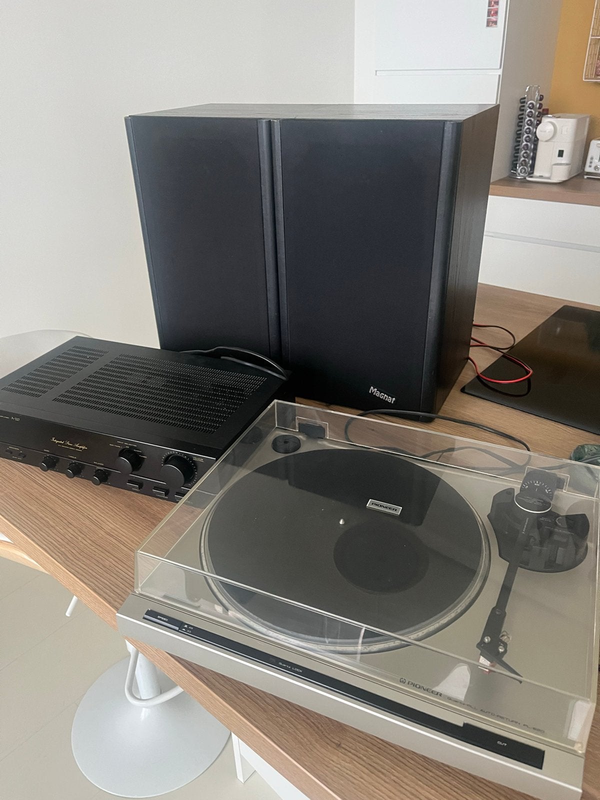 Pioneer Stereoset met versterker, platenspeler en speakers, Ophalen, Gebruikt, Losse componenten, Pioneer