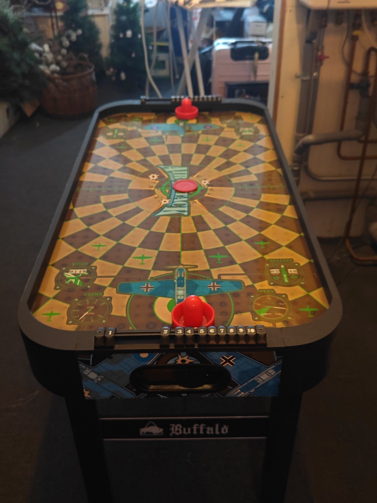 Airhockey taffel buffelo, Verzamelen, Automaten | Overige, Ophalen of Verzenden, Gebruikt
