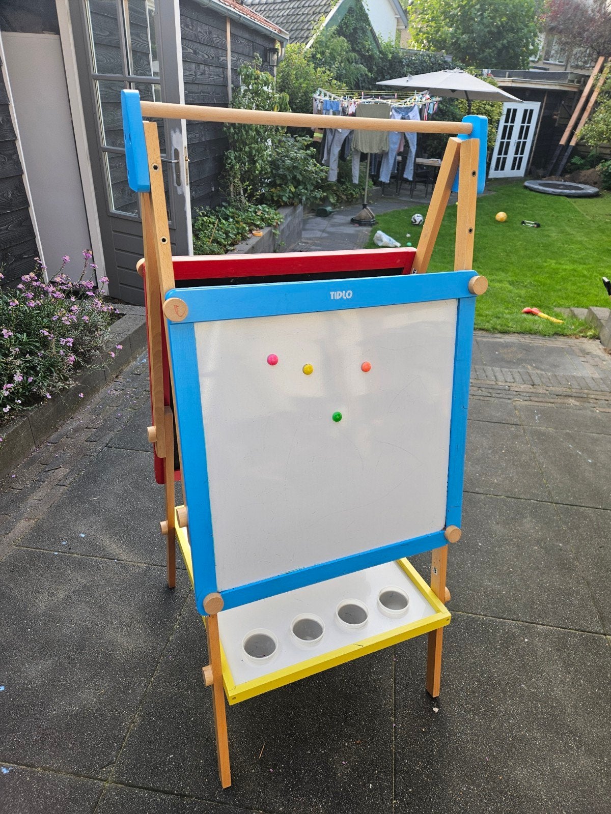 Tidlo Houten Teken- en Krijtbord Ezel voor Kinderen, Ophalen, Gebruikt, Knutselen
