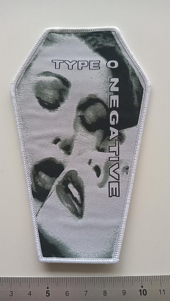 Type O Negative zeer mooie bloody kisses coffin patch t167, Verzenden, Nieuw, Kleding