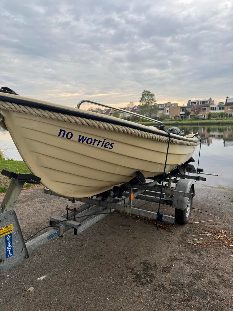 Corsiva 430 incl. 6pk yamaha en atlanta trailer, Ophalen, Gebruikt, Trailer, Corsiva