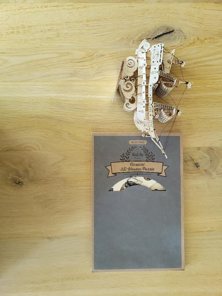 Houten Model bootje, Ophalen, Gebruikt, 1:200 of kleiner, Overige merken