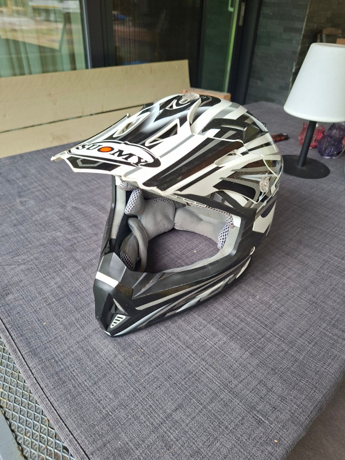 Maat L crosshelm, Offroadhelm, Dames, L, Tweedehands
