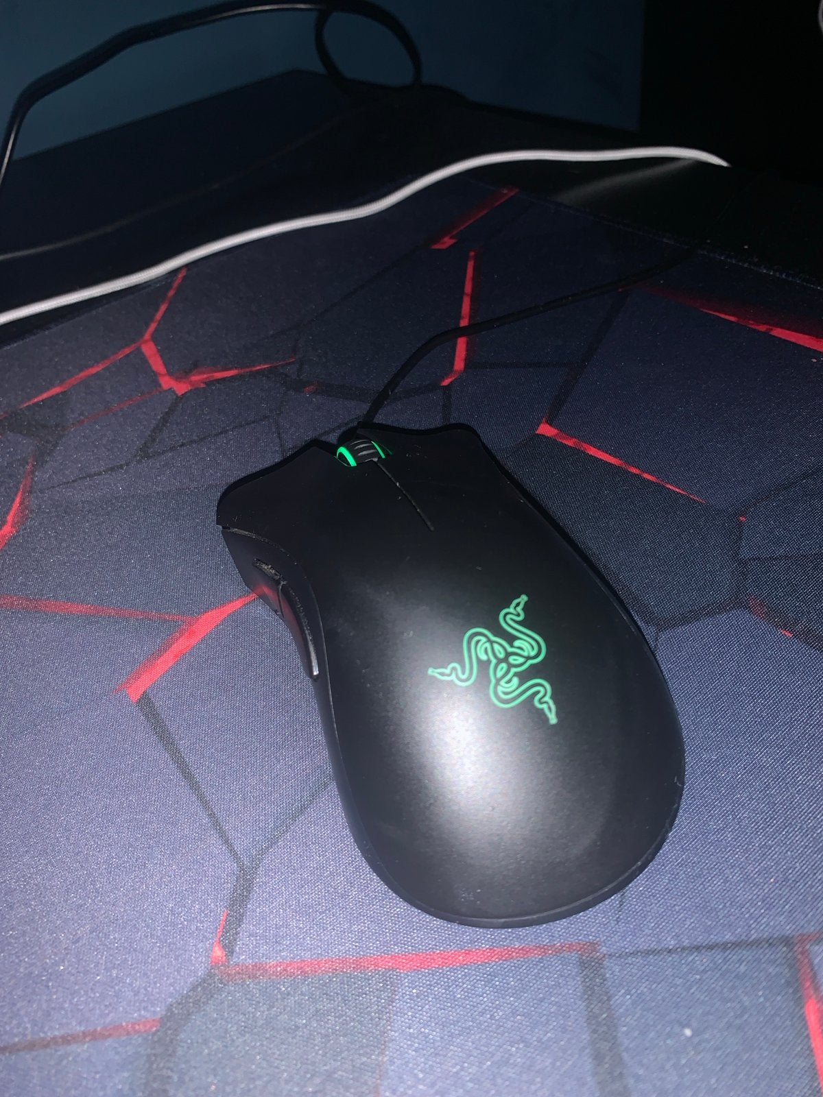 Razer DeathAdder Gaming Muis, Computers en Software, Muizen, Rechtshandig, Muis, Gebruikt, Gaming muis