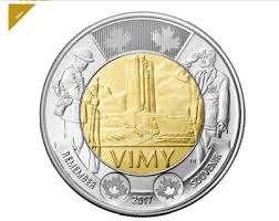 Canada - 2 Dollars 2017 - Vimy - Circulated, Ophalen of Verzenden, Noord-Amerika, Losse munt