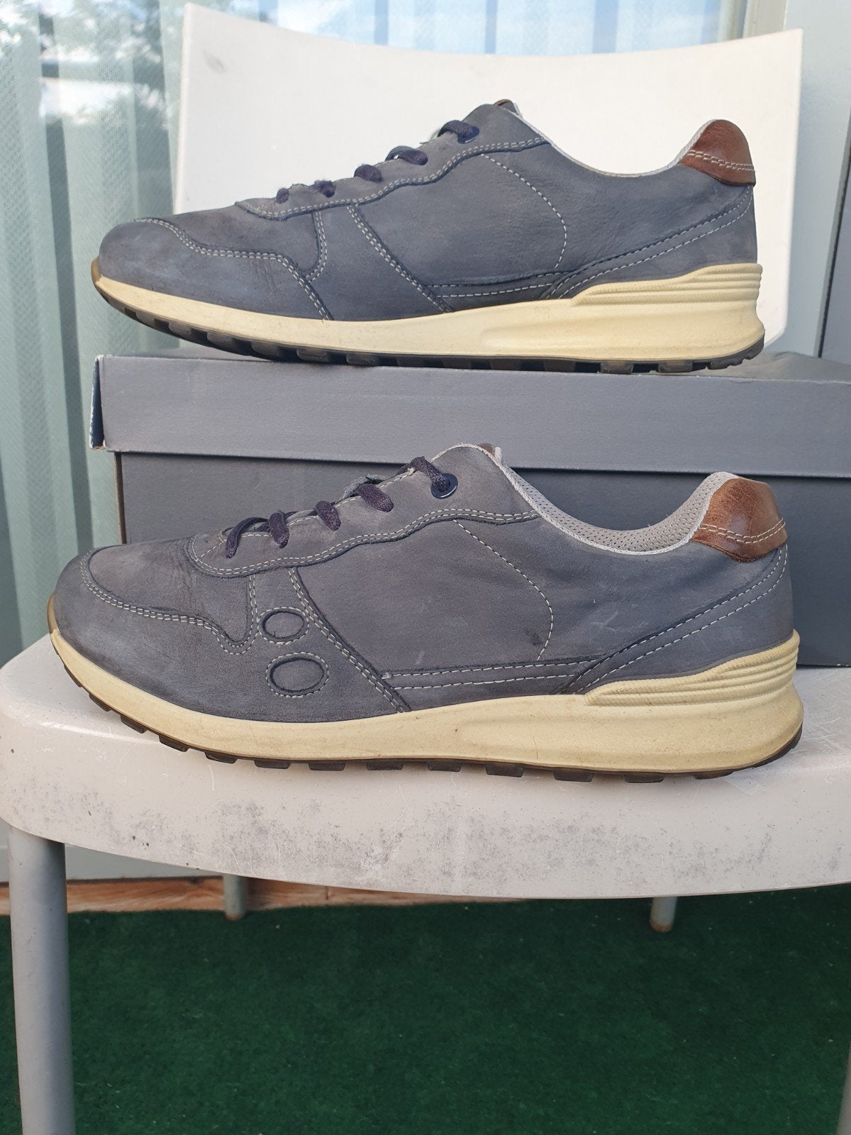 ECCO Heren nubuck sneaker maat 42 zo goed als Nieuw, Kleding | Heren, Schoenen, Ophalen of Verzenden, Zo goed als nieuw, ECCO