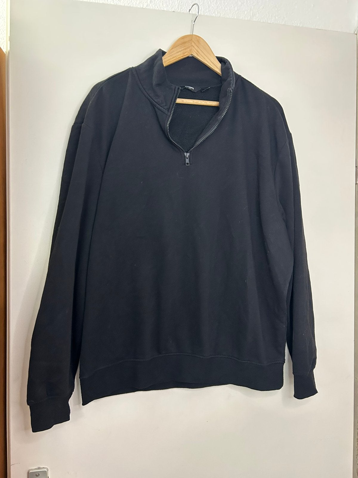 Zwarte heren trui | maat L | Esmara | half zip up, Ophalen of Verzenden, Gedragen, Maat 52/54 (L), Zwart
