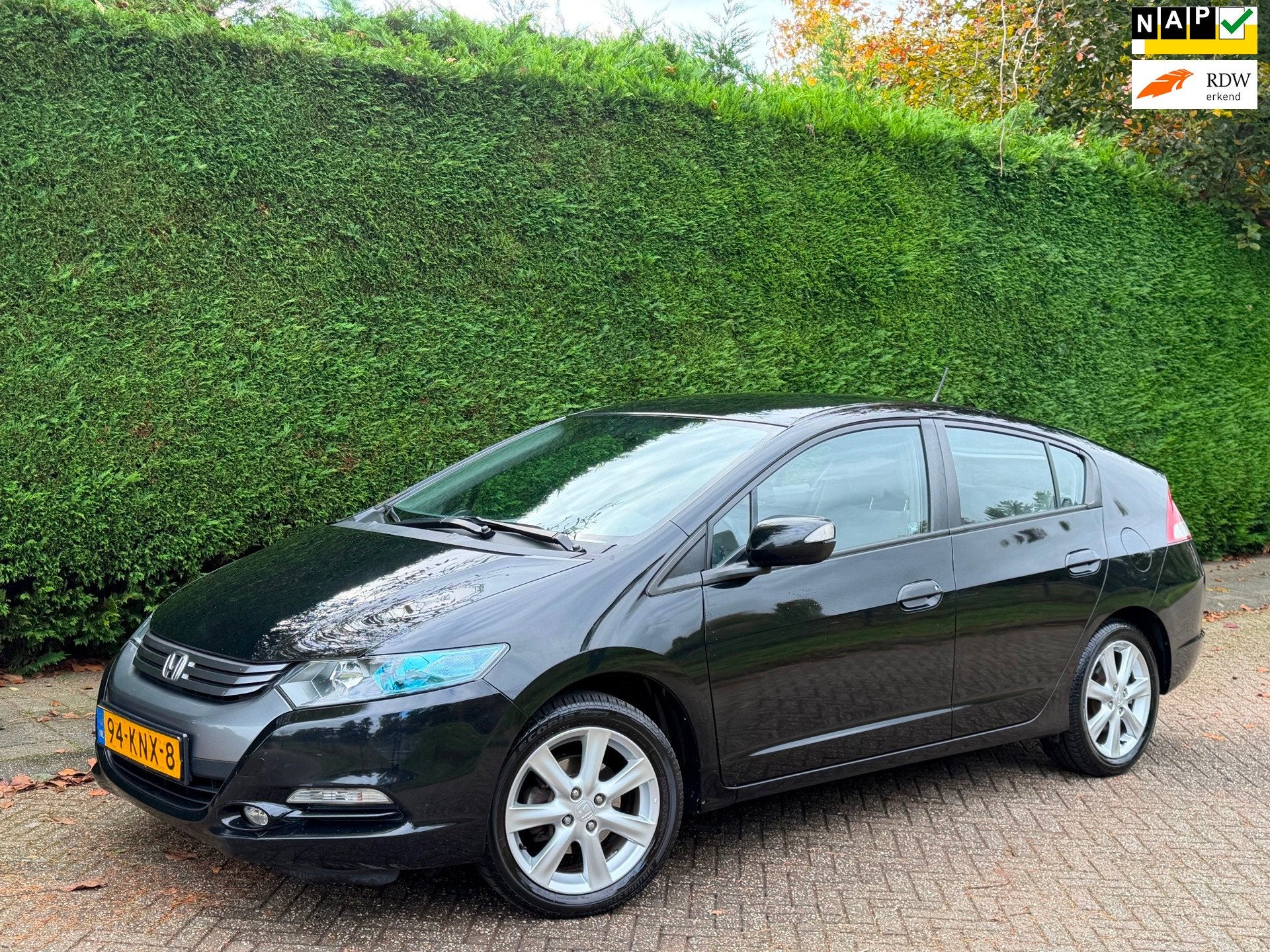 Honda Insight 1.3 RIJDT GOED/1e EIGENAAR/DEALER ONDERHOUDEN!, Auto's, Stof, Gebruikt, 4 cilinders, Zwart