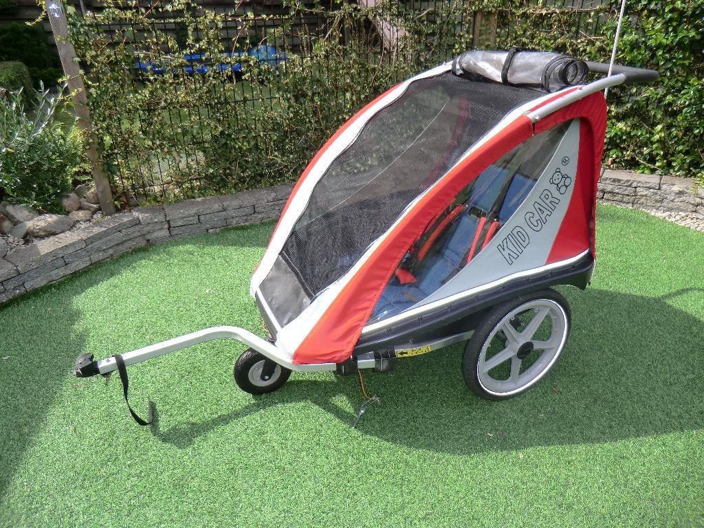 kidcar voor achter de fiets, Fietsen en Brommers, Fietsaccessoires | Aanhangers en Karren, Ophalen, Gebruikt, Kinderkar, 80 kg of meer