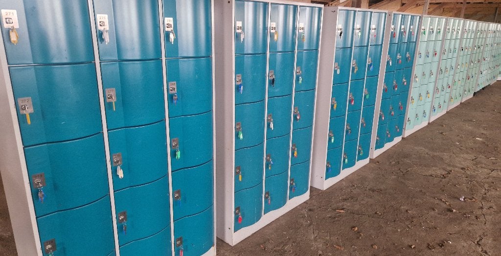 kluisjes kluisje lockerkast schoolkluisjes resisto, Ophalen, Gebruikt