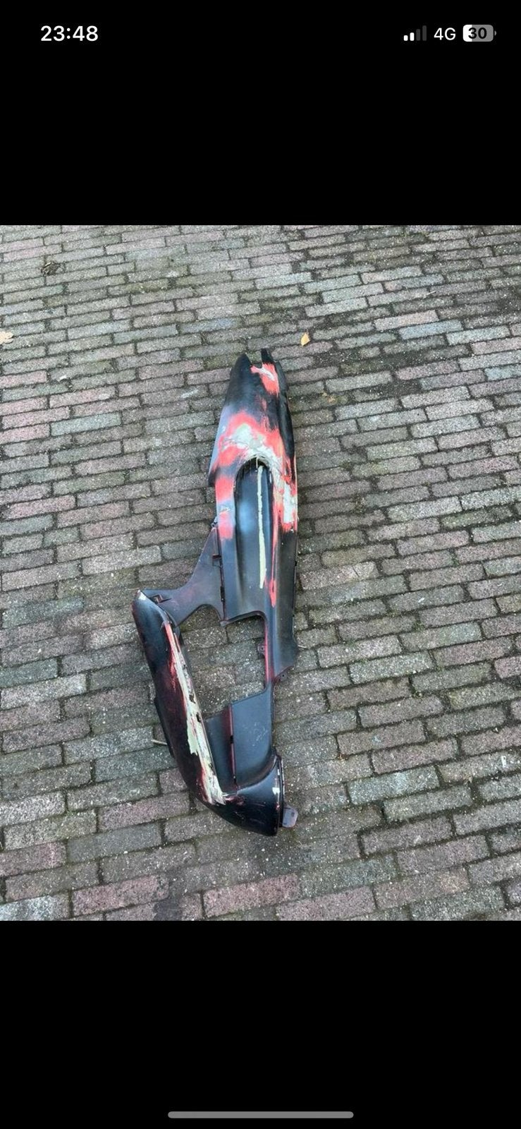 gilera runner opknap achter kap, Ophalen