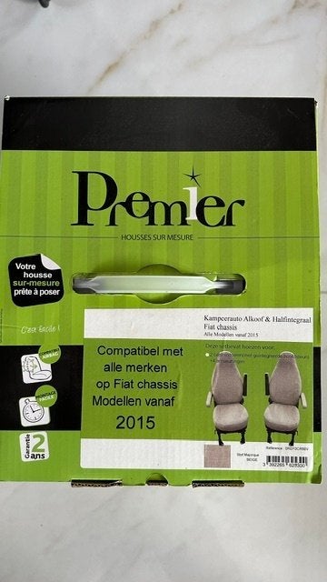 Stoelhoezen camper Fiat modellen vanaf 2015, Ophalen, Nieuw