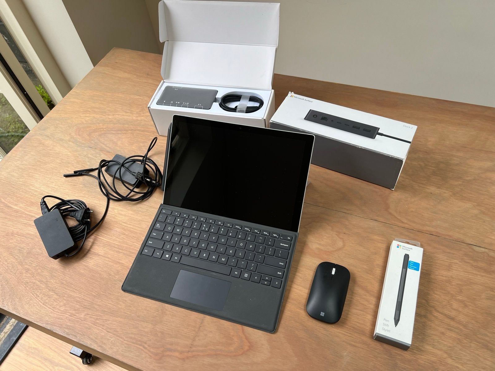 Microsoft Surface Pro 6 i5-8350U 8GB RAM met accessoires, Computers en Software, Windows Laptops, Qwerty, 8 GB, Minder dan 2 Ghz