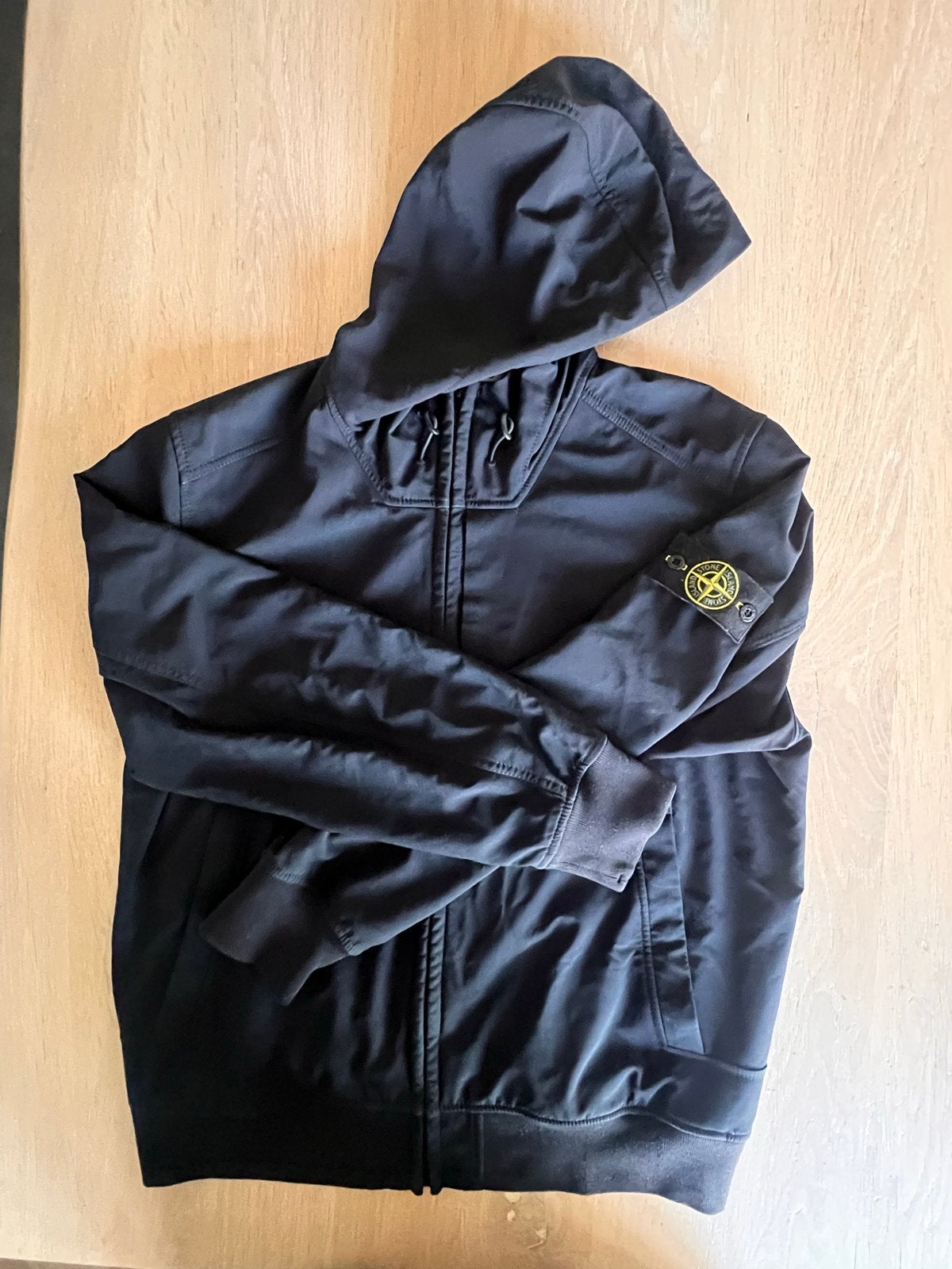 Stone Island Light Soft Shell-R Jas Zwart XXL, Ophalen of Verzenden, Zo goed als nieuw, Overige maten, Zwart
