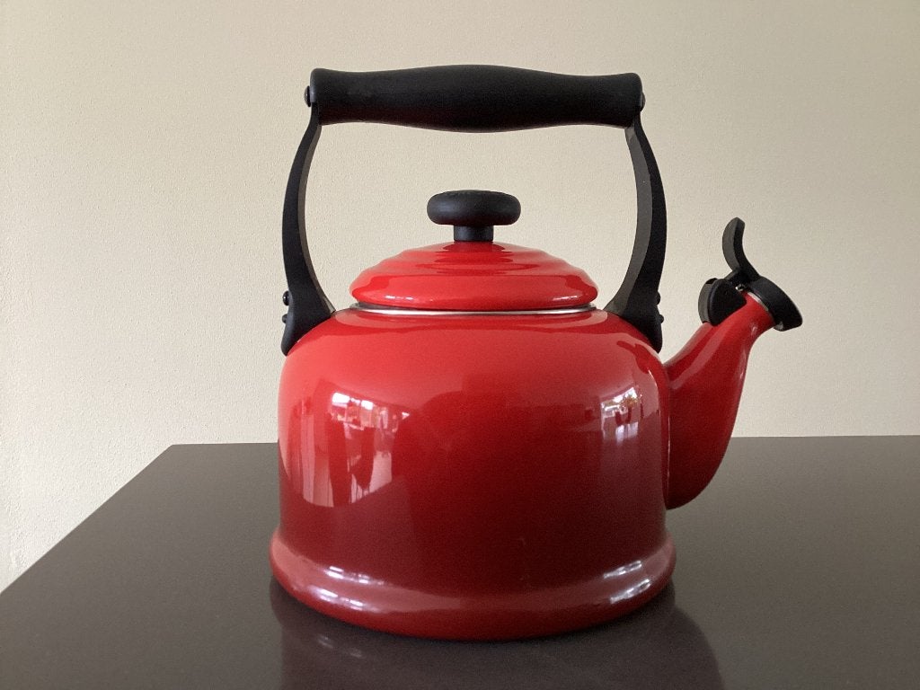 Fluitketel Le Creuset kleur rood, Zo goed als nieuw, Metaal, Rood, Le Creuset