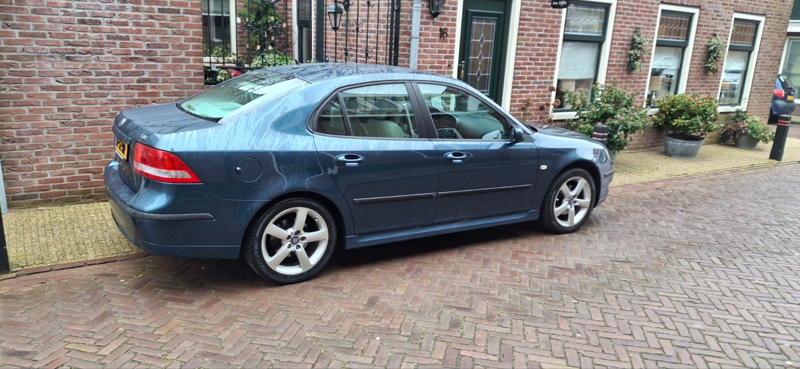 Saab 9-3 .2.0 Turbo,150 pk !!!.tijdloos!! 2007 .goedkoop.!!!, Auto's, Saab, 4 cilinders, Blauw, Origineel Nederlands, 75 €/maand