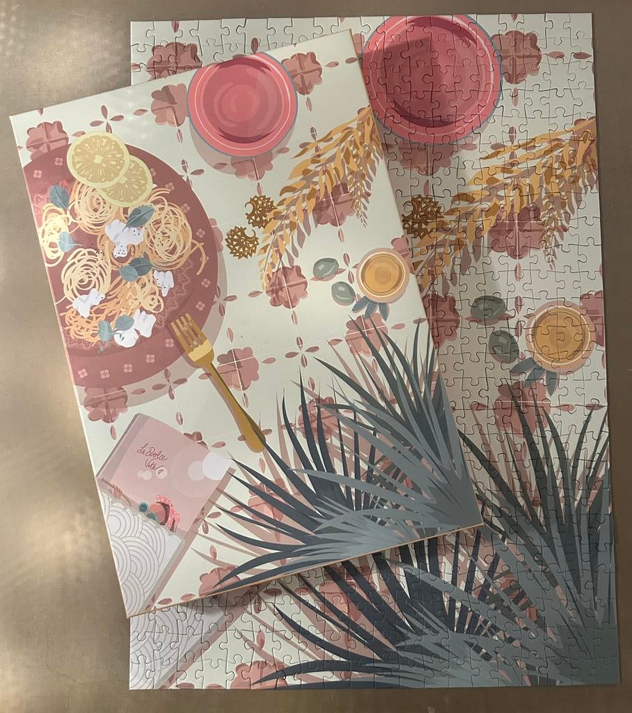 Olleo puzzel La dolce vita (500), Hobby en Vrije tijd, Denksport en Puzzels, Ophalen of Verzenden, 500 t/m 1500 stukjes, Zo goed als nieuw