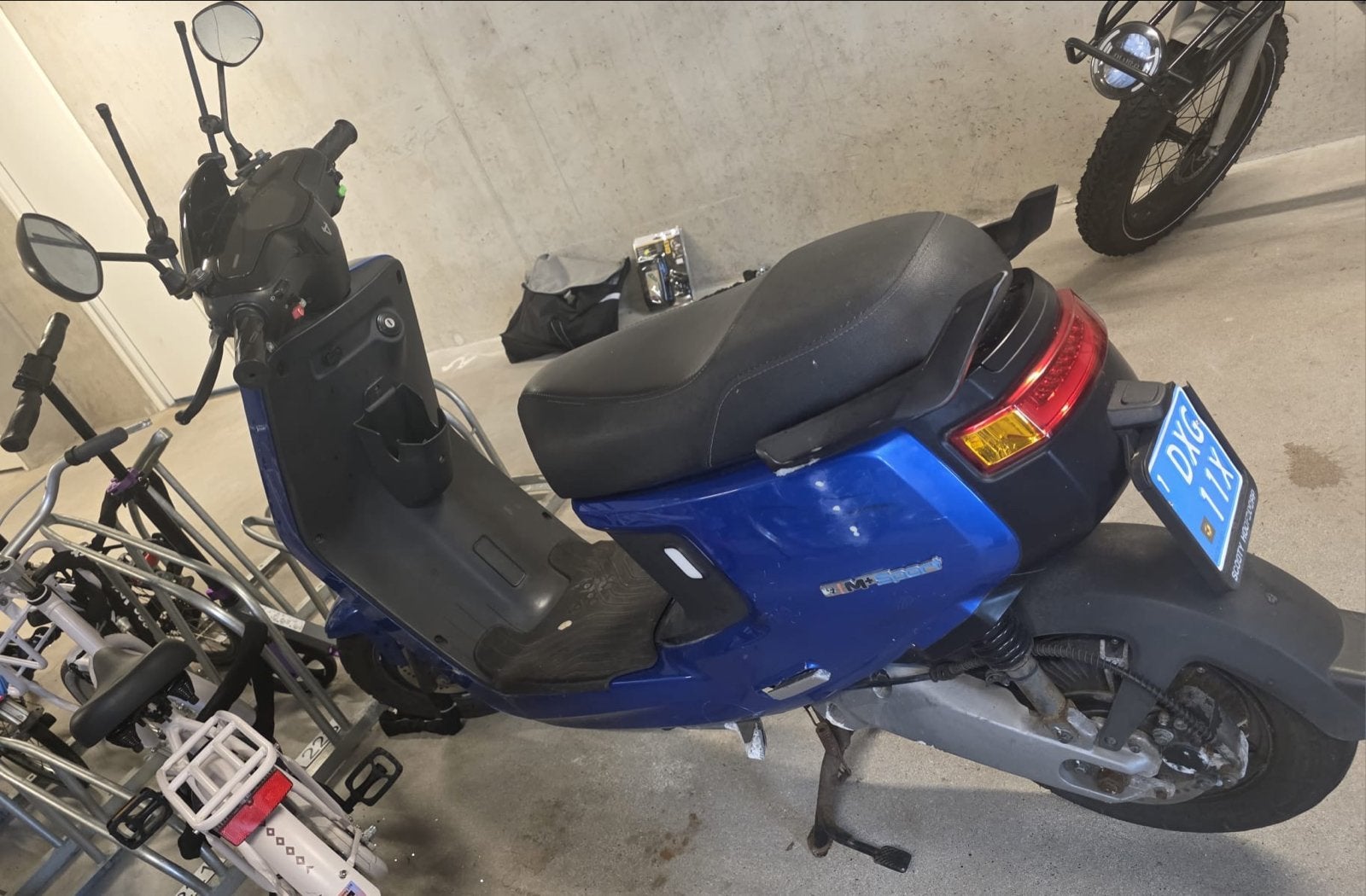 Elektrische scooter met blauw kenteken - Hoofddorp, Ophalen, Gebruikt, Elektrisch