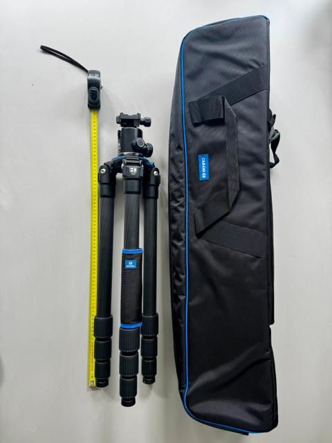 combi statief Benro C4780TN met balhoofd B4, Ophalen, Driepoot, Zo goed als nieuw, 175 cm of meer