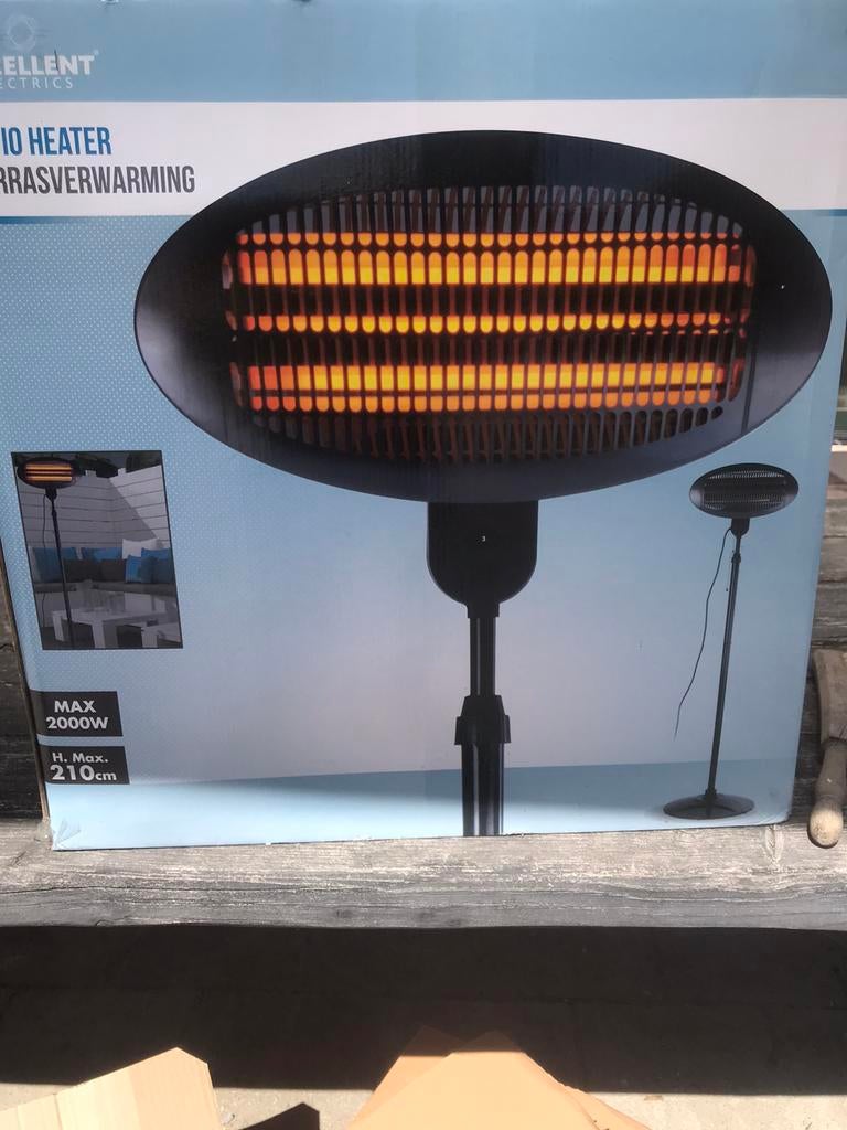 Terrasverwarmer. Nieuw., Tuin en Terras, Ophalen, Nieuw