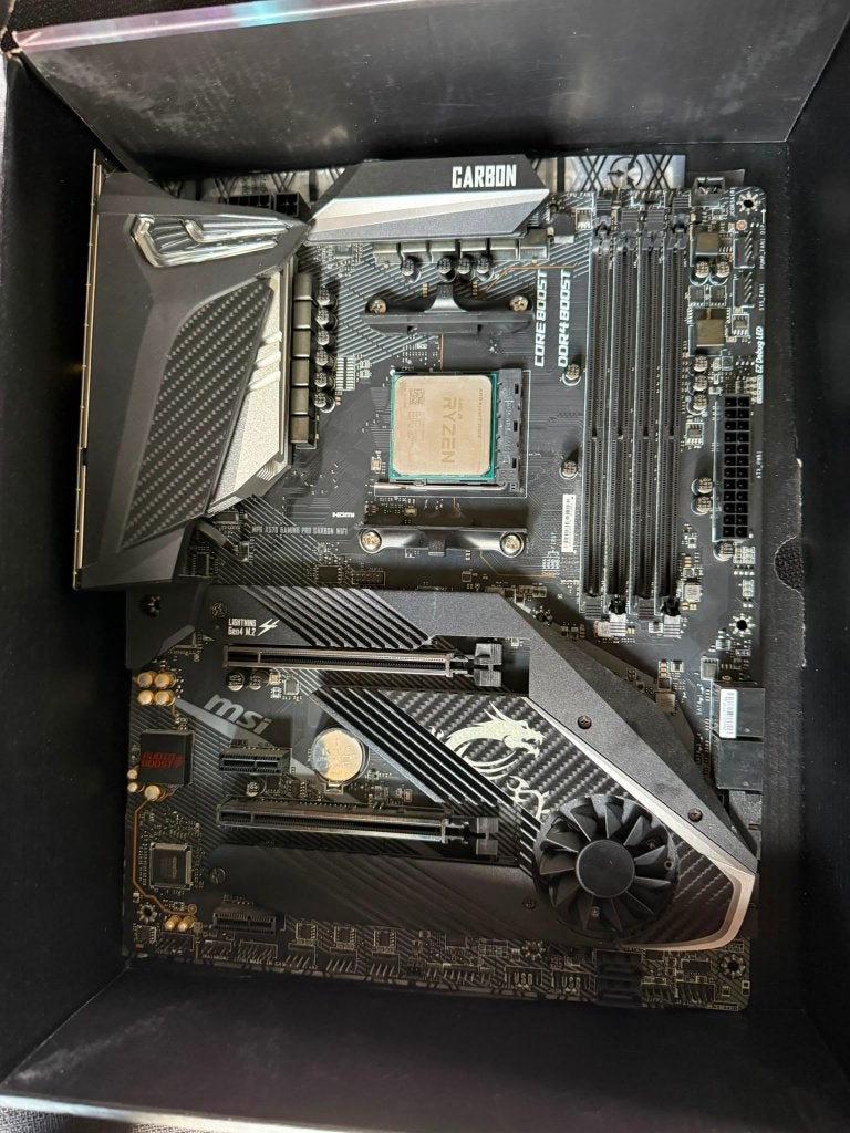 MSI MPG X570 GAMING PRO CARBON WIFI – AM4 Moederbord, Ophalen, Gebruikt, DDR4, Socket AM4