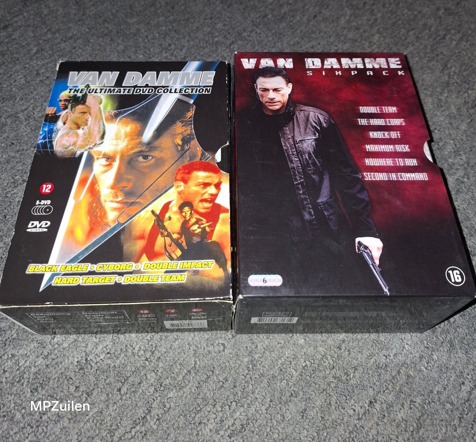 Jean Claude van Damme  .. 2 boxen / 11 DVD, Vanaf 16 jaar, Nederlands, Ophalen of Verzenden, Zo goed als nieuw