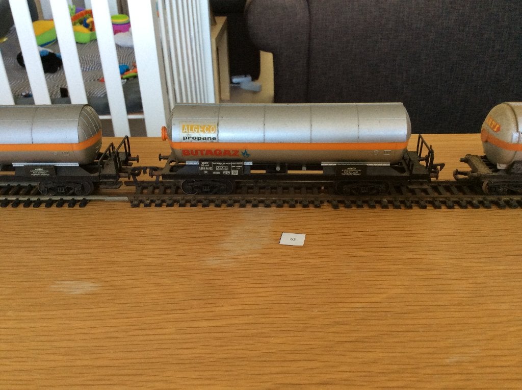 Fleischmann Butagaz/Algeco gaswagen - vintage modelspoor, Gebruikt, Gelijkstroom, Fleischmann, Wagon