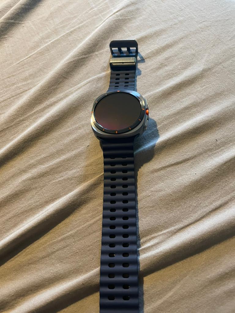Samsung galaxy ultra watch 2025 blauw, Ophalen, Zo goed als nieuw, Blauw, Android