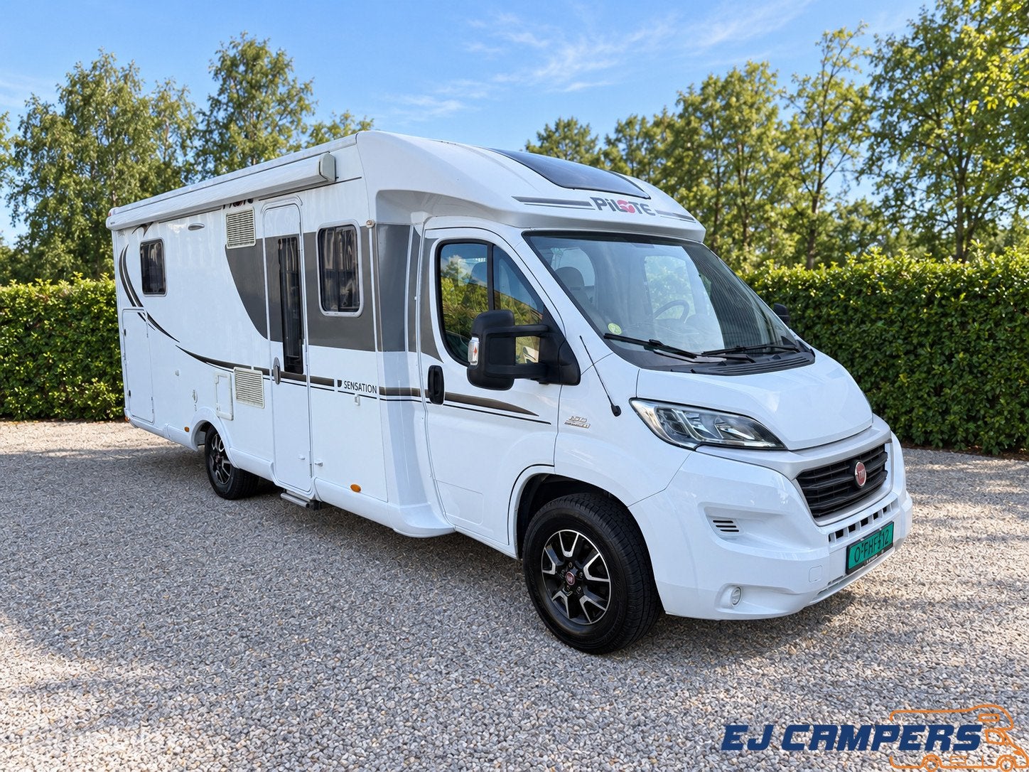 Fiat Pilote P740 Automaat Queensbed, Caravans en Kamperen, Automaat, Ringverwarming, Pilote, 7 tot 8 meter