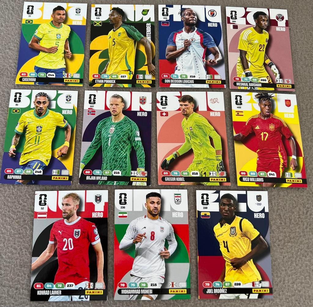 Panini wk 2026, Ophalen of Verzenden, Zo goed als nieuw, Buitenlandse clubs, Poster, Plaatje of Sticker