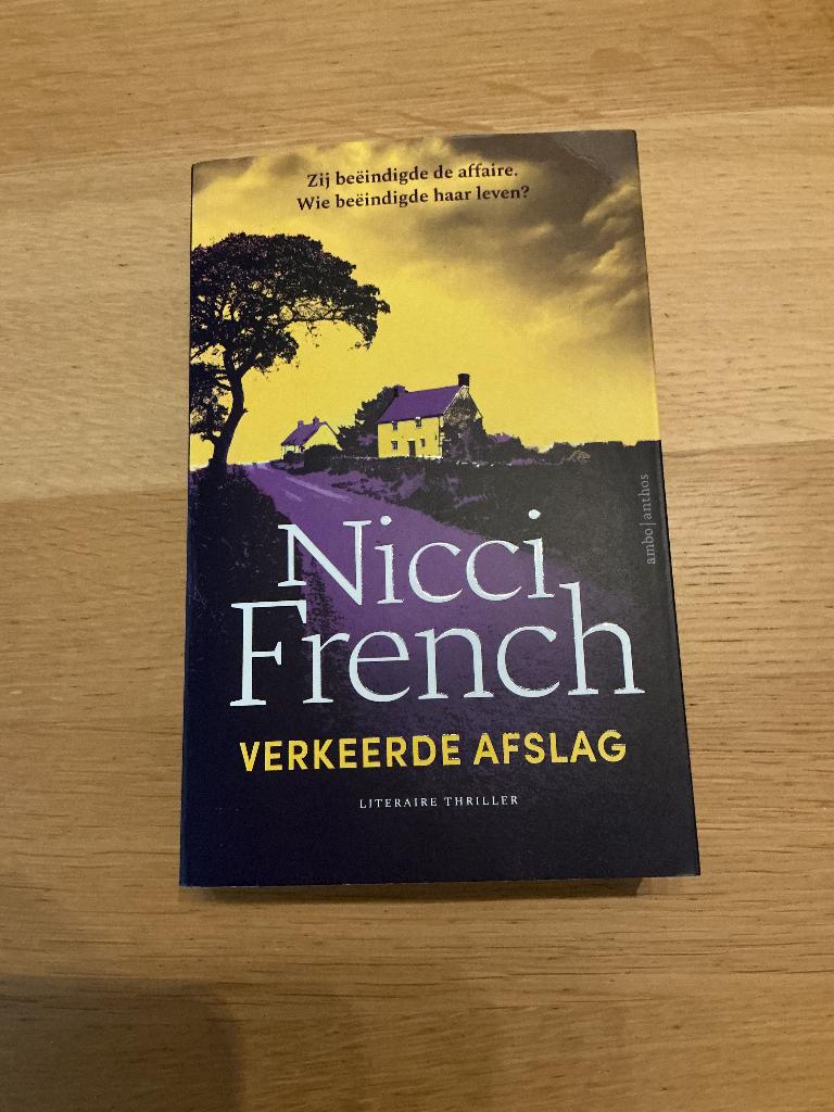 Nicci French - Verkeerde Afslag ( thriller ), Ophalen of Verzenden, Zo goed als nieuw, Nicci French