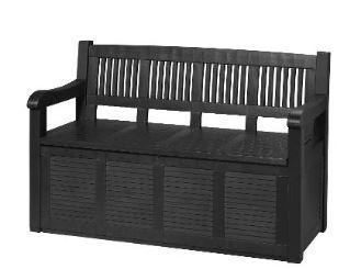 tuinbank met opbergruimte, Tuin en Terras, Ophalen of Verzenden, Gebruikt, Kunststof