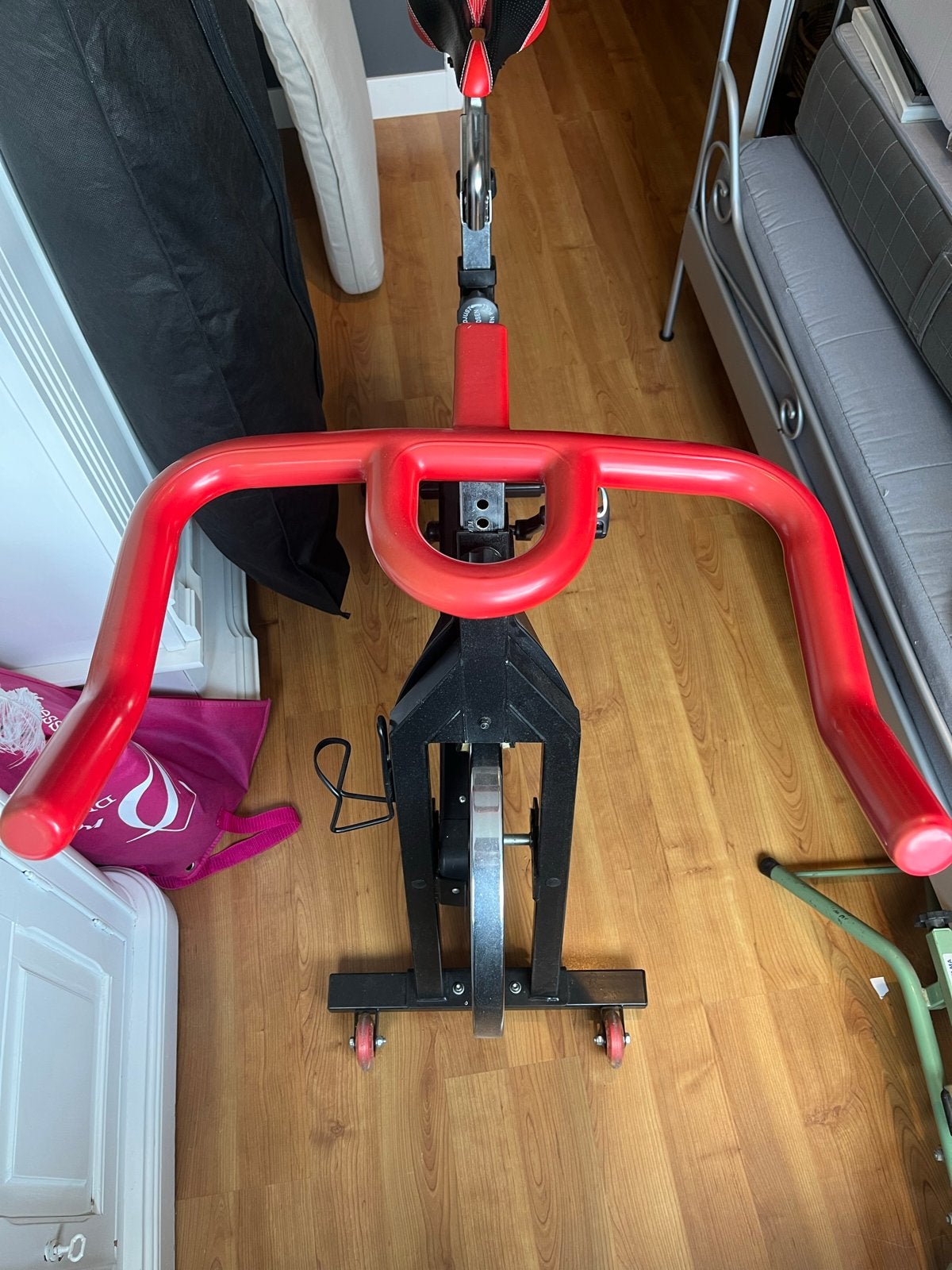 Swordsman Spinningfiets met Sidi fietsschoenen, Ophalen, Gebruikt, Spinningfiets, Metaal