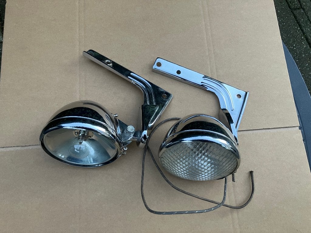Spotlights Big Twin FL FLH Knucklehead Panhead Shovelhead, Ophalen of Verzenden, Gebruikt