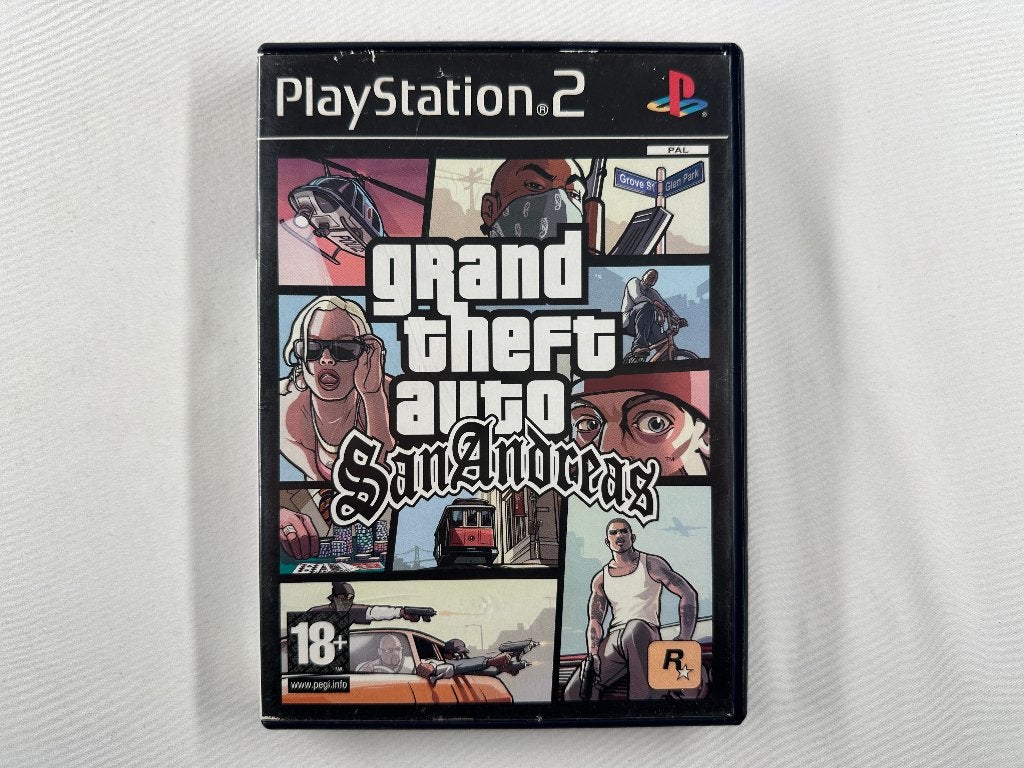 GTA Grand Theft Auto San Andreas (zonder boekje) Playstation, Avontuur en Actie, Gebruikt, Vanaf 18 jaar, 1 speler