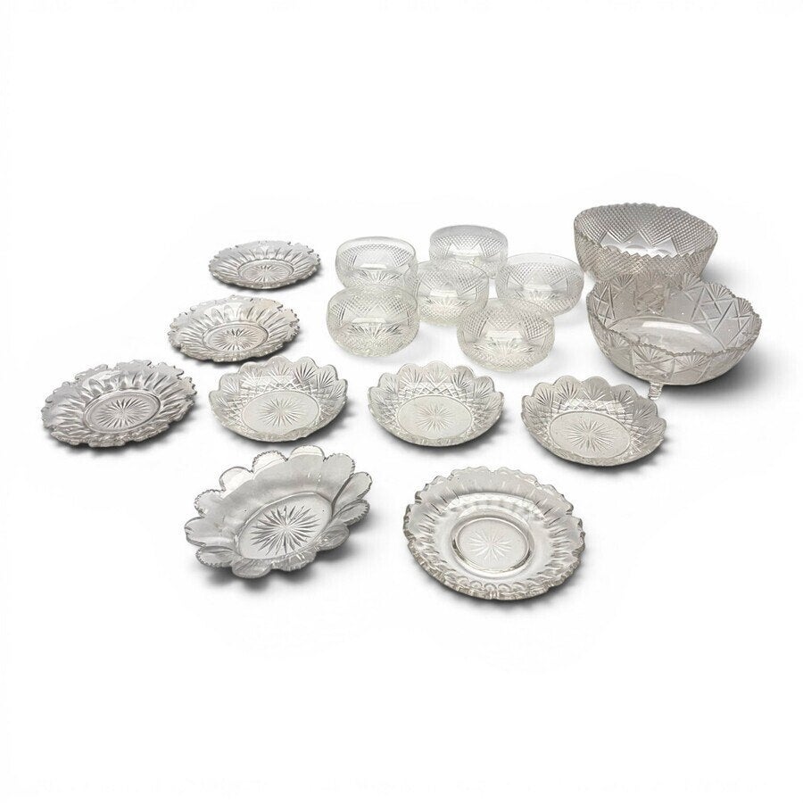 Lot met geslepen kristal, Antiek en Kunst, Ophalen of Verzenden