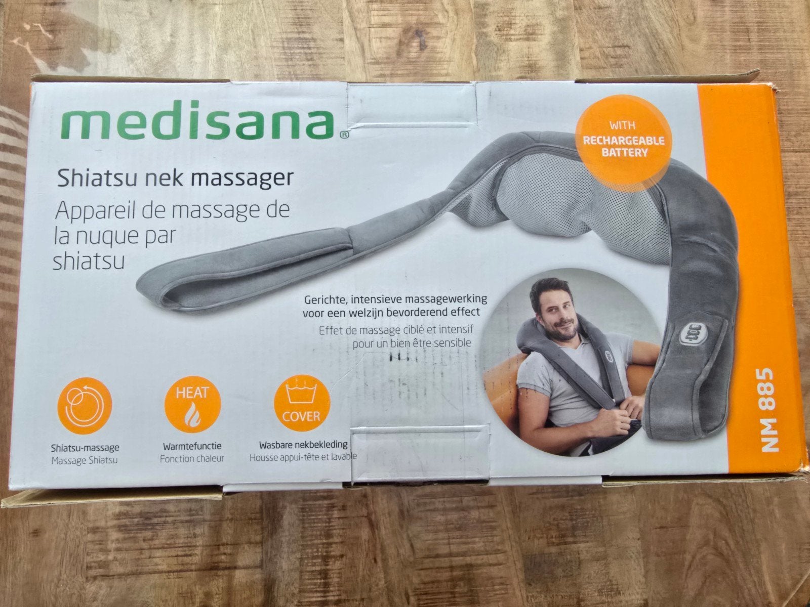 Medisana Shiatsu nekmassager NM 885 - Zo goed als nieuw, Ophalen of Verzenden, Zo goed als nieuw, Apparaat