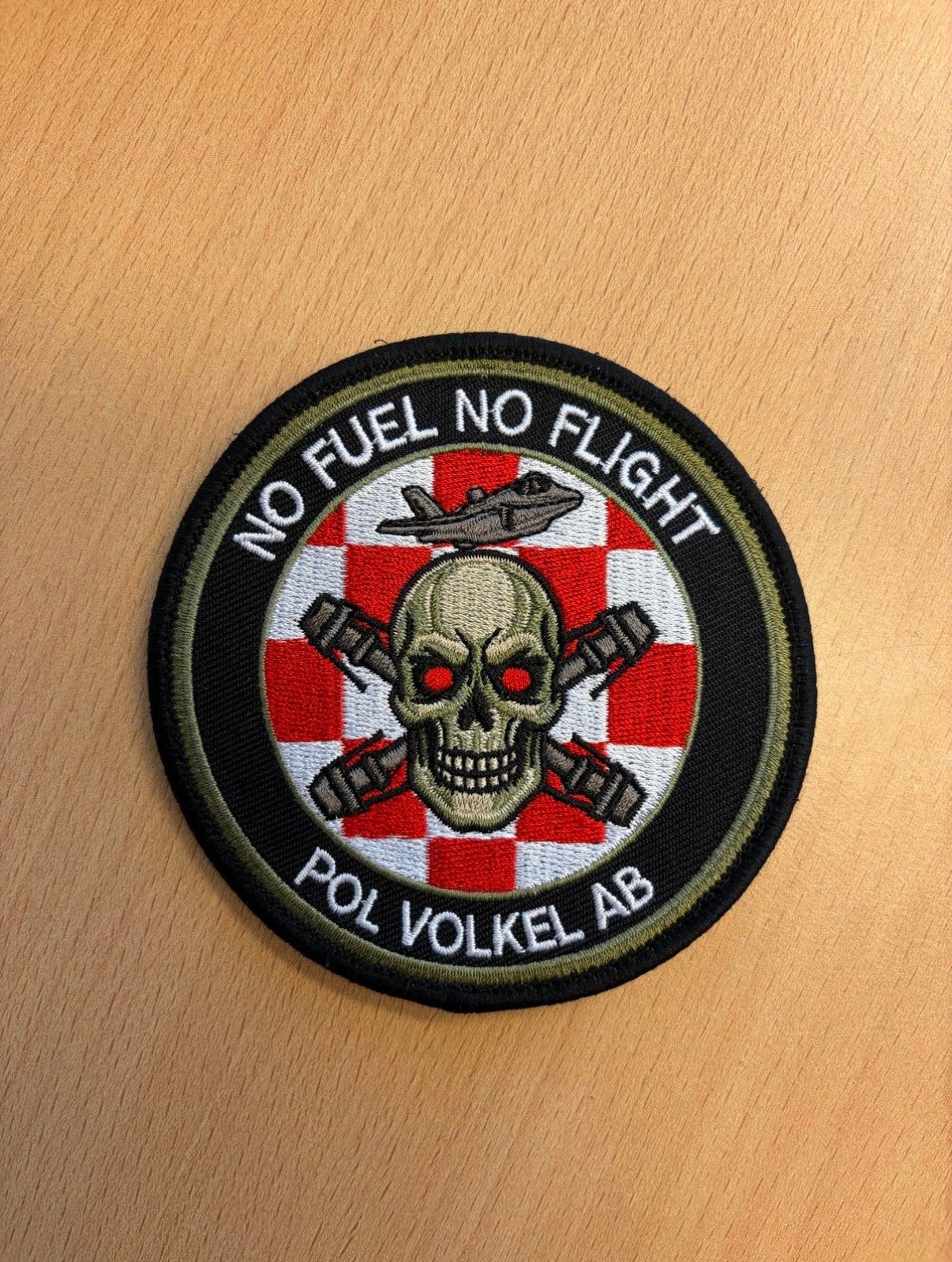 patch van de POL (Petrol, oil & lubricant), Ophalen of Verzenden, Luchtmacht, Nederland, Embleem of Badge