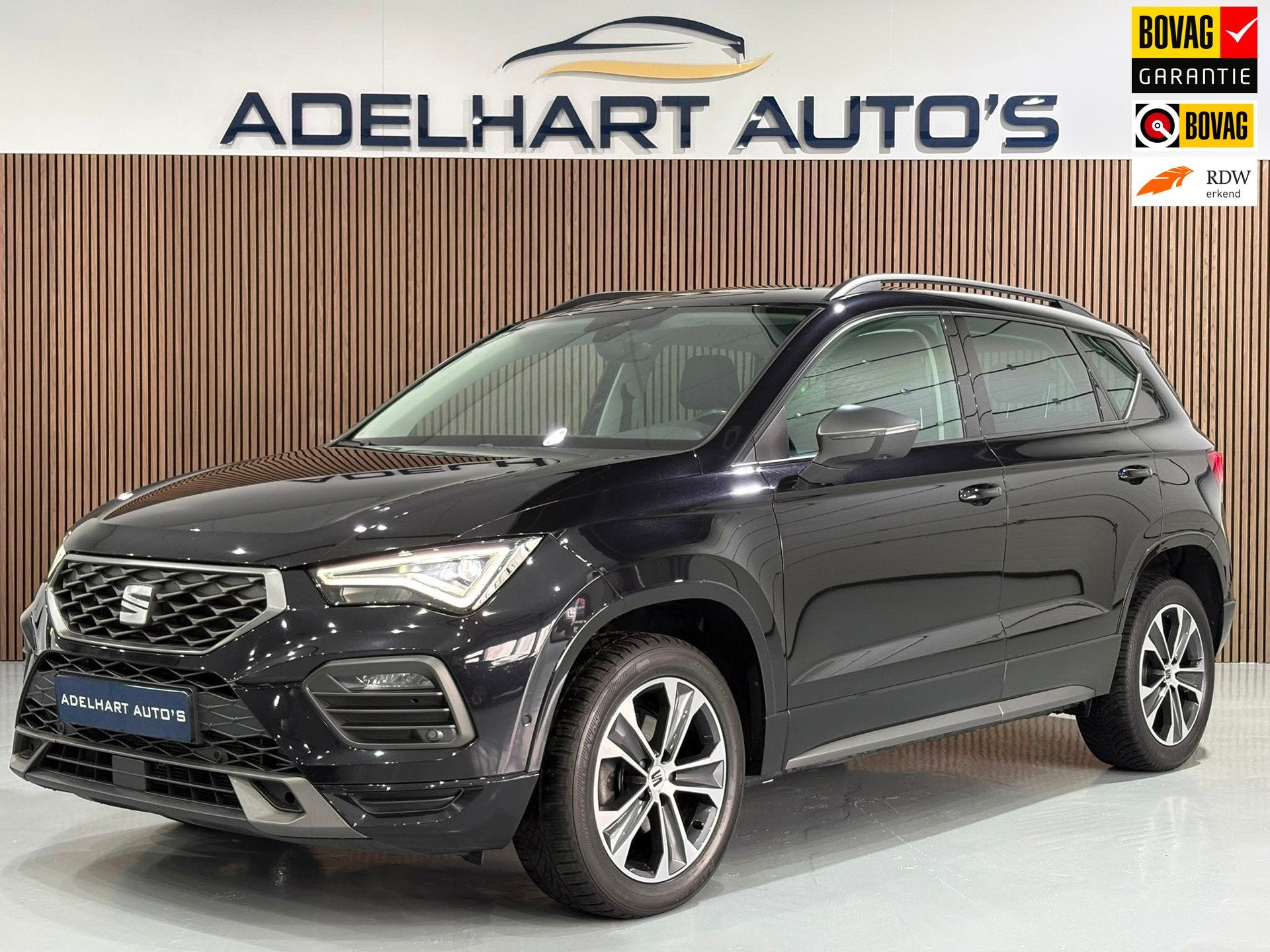 SEAT Ateca 1.5 TSI FR Business Intense Automaat / Navigatie, 15 km/l, Zwart, 4 cilinders, 150 pk