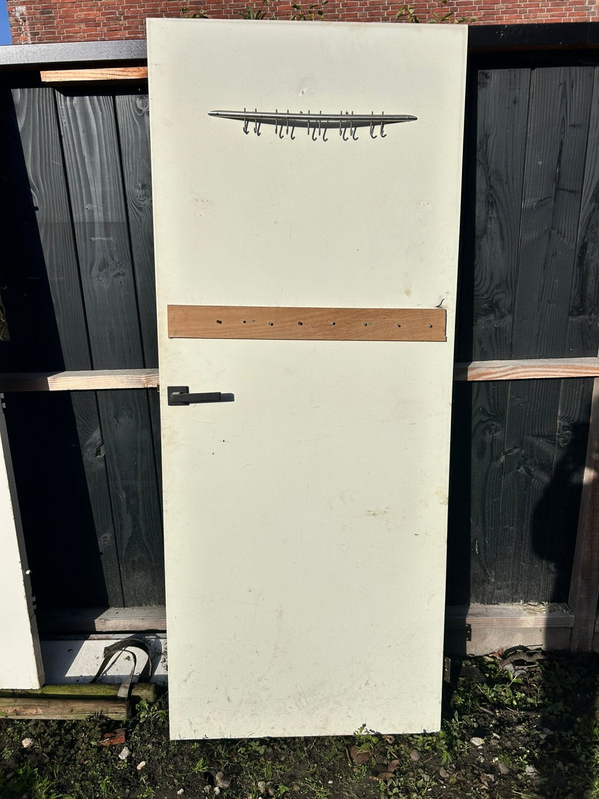 Gratis afhalen: houten deur, Ophalen, Gebruikt