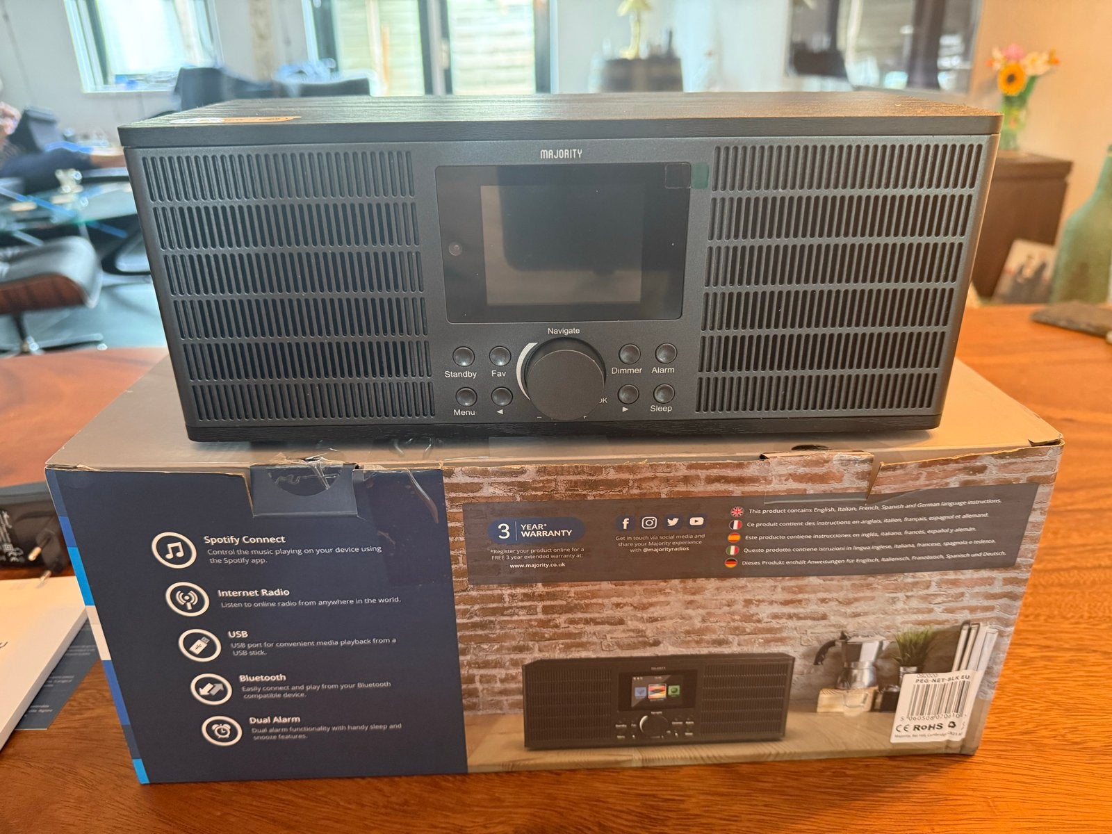 Majority Internet Radio - Zo goed als nieuw, Audio, Tv en Foto, Ophalen of Verzenden, Nieuw, Radio