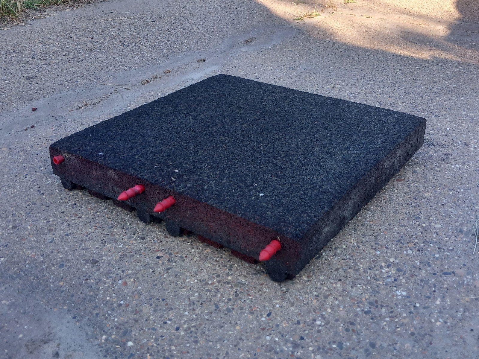 160 Rubber tegels 50x50x8,5, Ophalen, Gebruikt, -, -