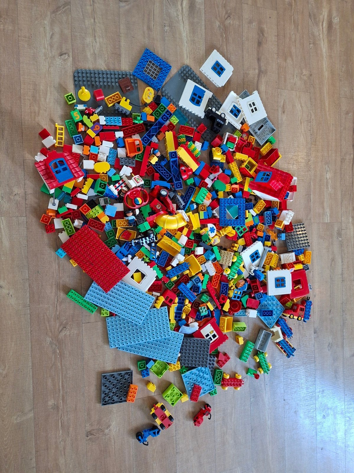 Duplo: 12 KG met Politiebureau, Brandweer en Ziekenhuis, Ophalen, Gebruikt, Duplo