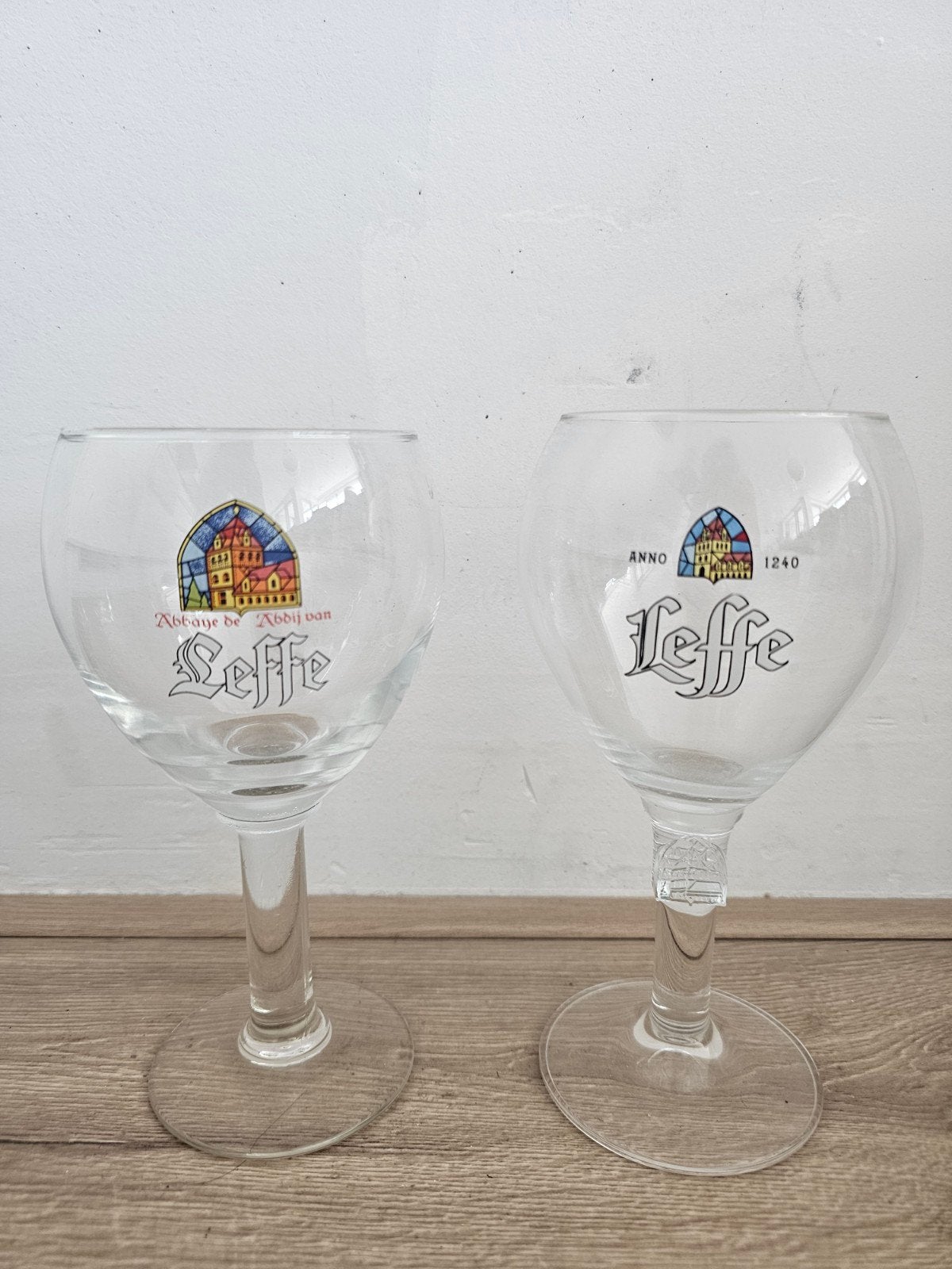 Leffe bierglazen  - Nieuw!  2 stuks, Ophalen, Nieuw, Leffe