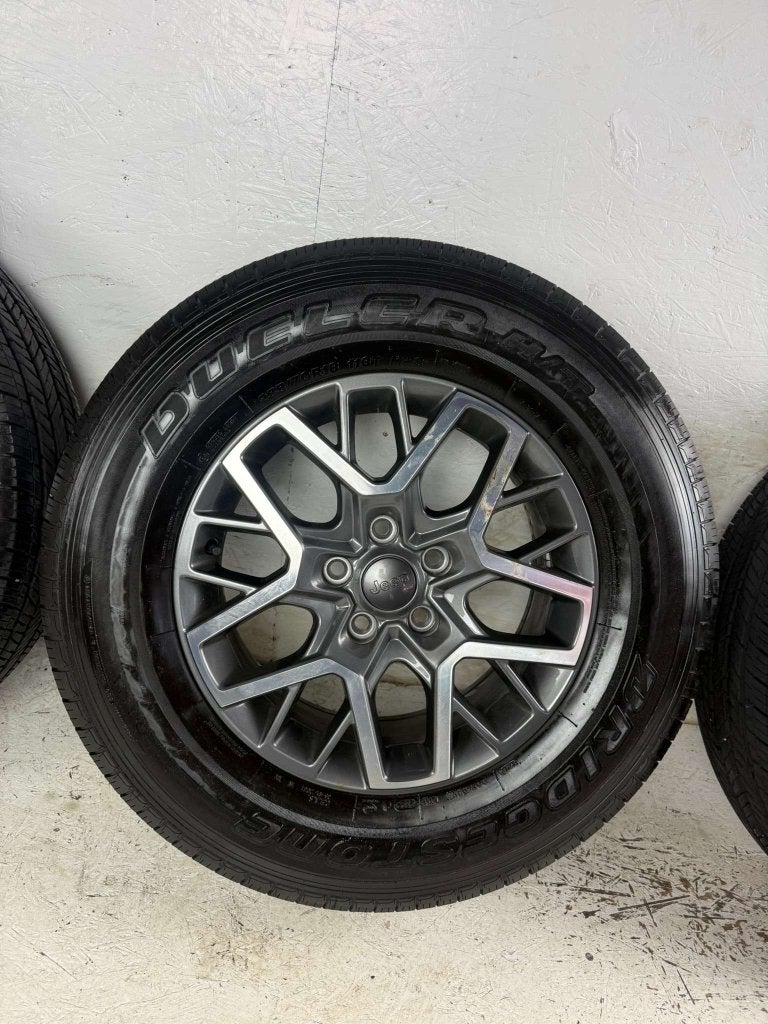 5x Originele Jeep Wrangler JL JK Gladiator velgen 18" 5x127, Auto-onderdelen, Banden en Velgen, Niet ingevuld, 18 inch, Gebruikt