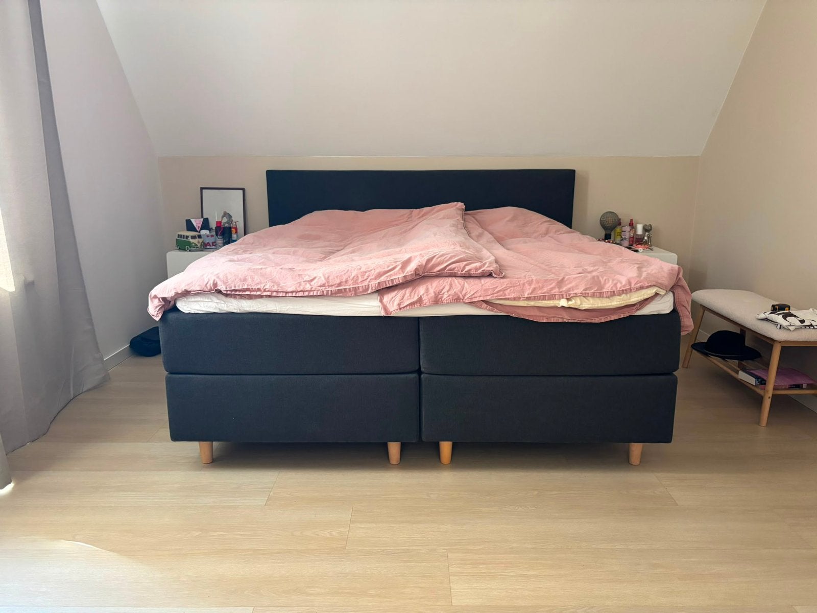 Swiss sense boxspring 180 bij 200 cm, Huis en Inrichting, Slaapkamer | Boxsprings, Ophalen, Zo goed als nieuw, Tweepersoons, 180 cm